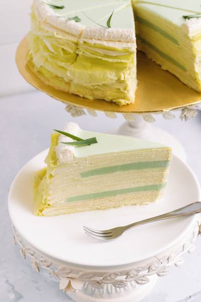 Pandan Kaya Crepe