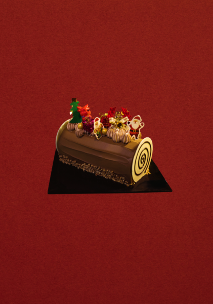 Christmas Log Cake #03