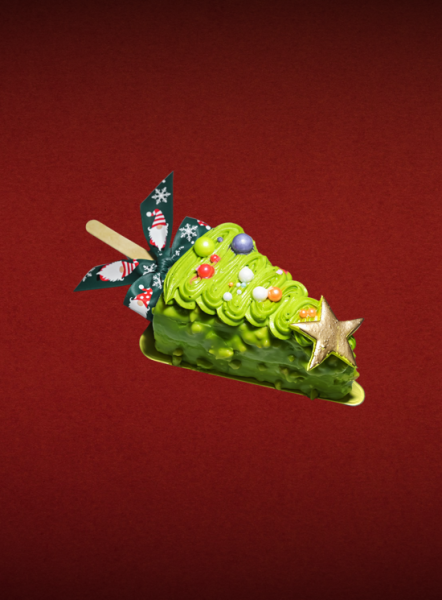 Christmas Tree Matcha Indulgence Cheese