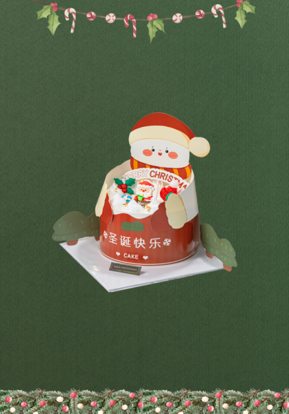 Snowman Hug - Signature Mango sponge with Mango Filling