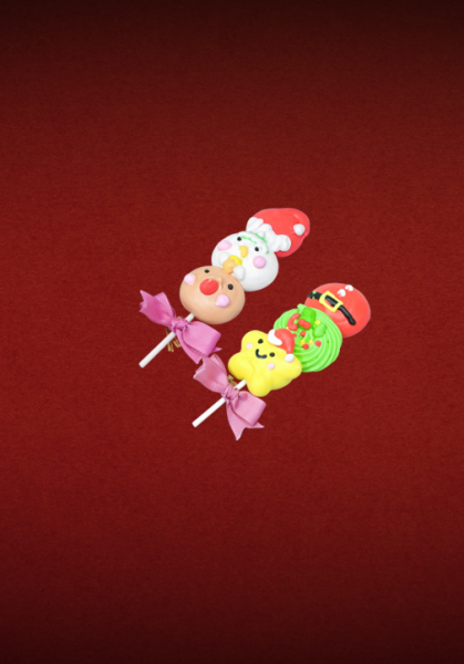 Christmas Meringue Candy Stick
