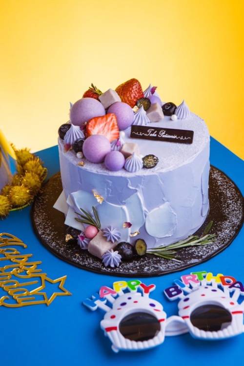 Yam Ice Cream Cake