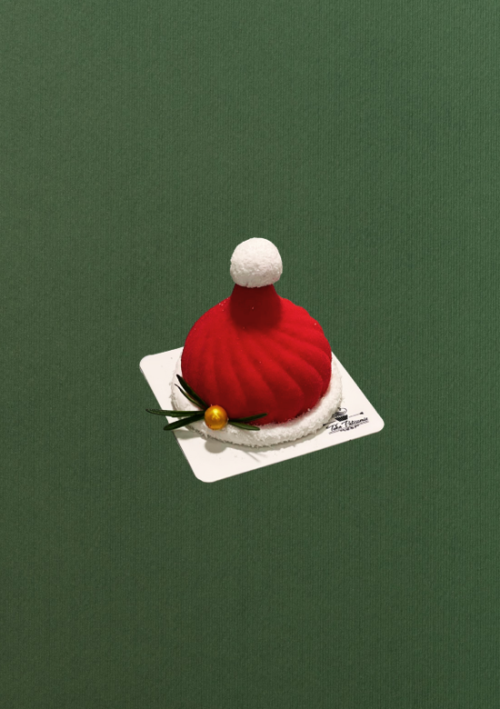 Chocolate Raspberry Christmas Hat