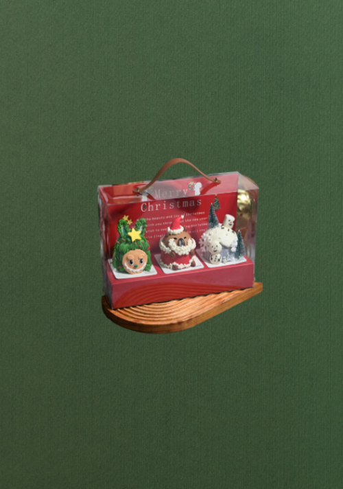 Christmas Mini Cake Gift Set