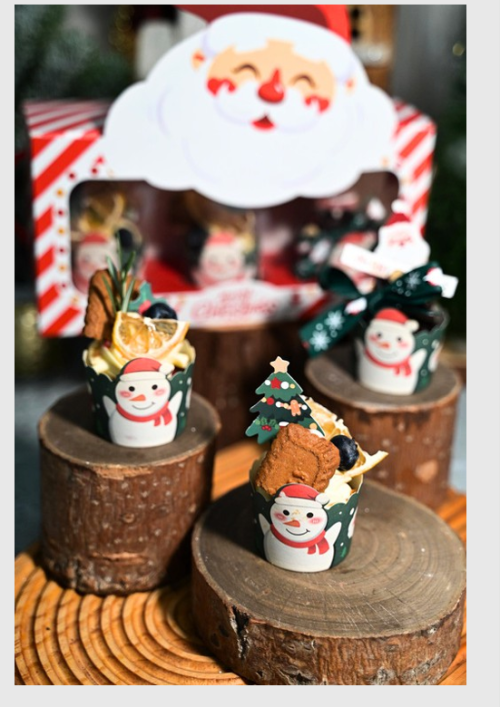 Christmas 3 in 1 Cupcake Gift Set